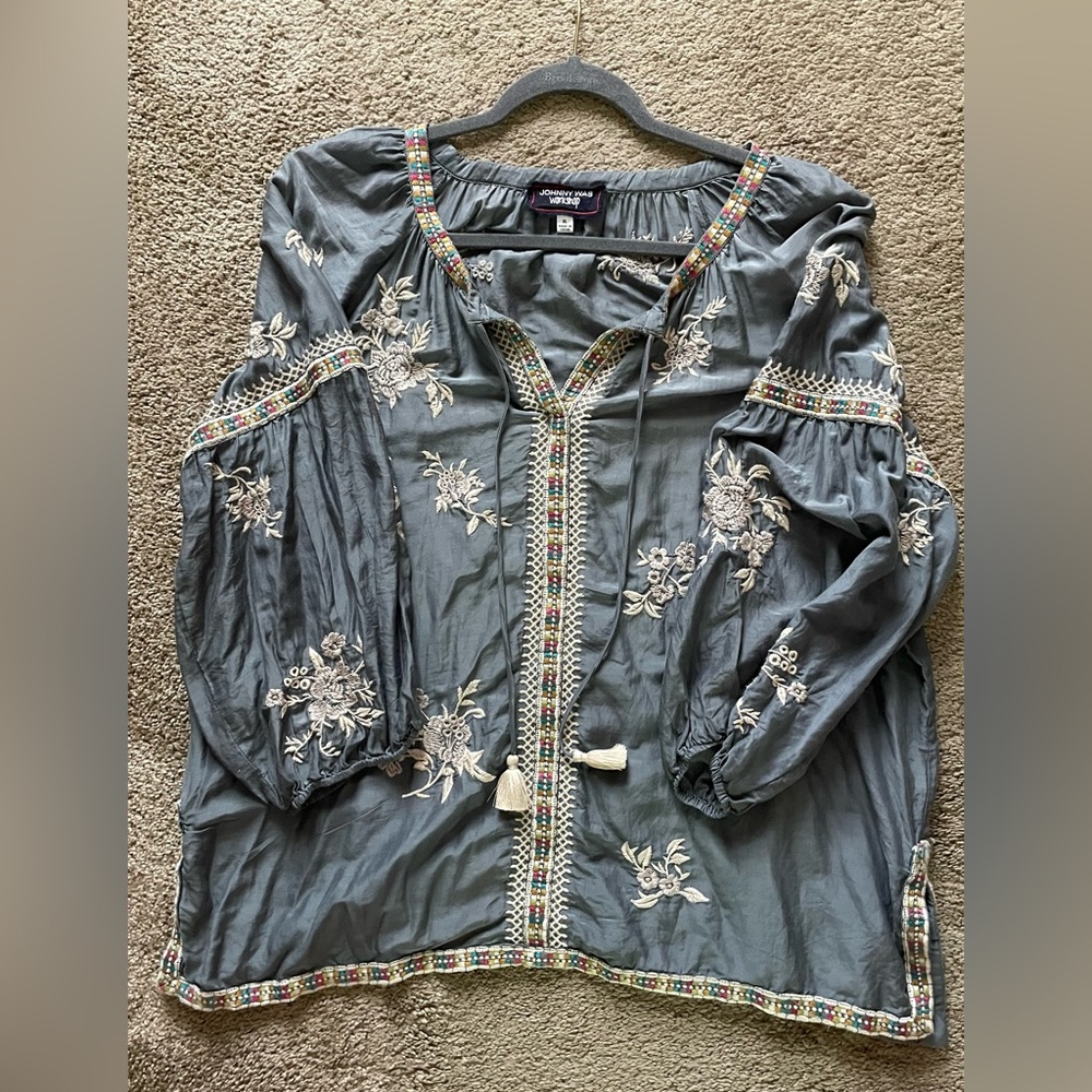 Johnny Was Workshop Sophia Top XL